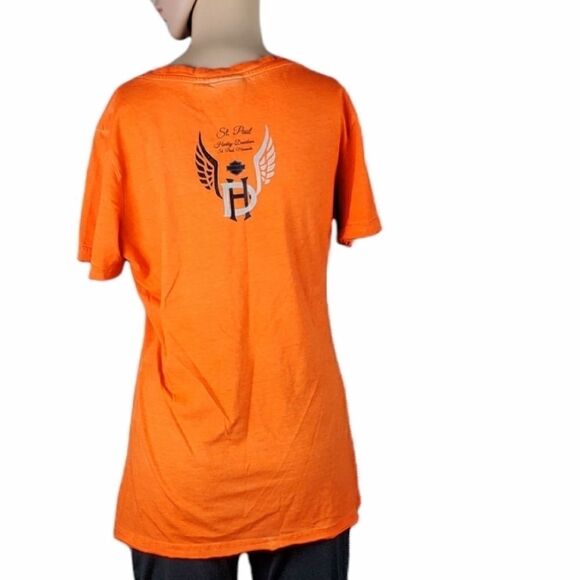 Harley-Davidson Orange Graphic T-Shirt  - Picture 2 of 6